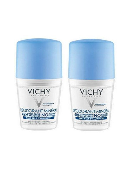 Déodorant Minéral 48H Roll-On - 2x50ml