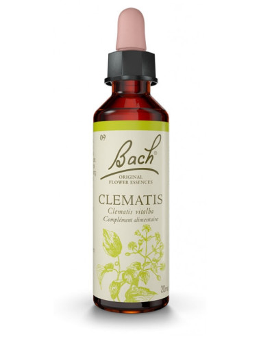Fleurs de Bach Original 09 Clematis (Clématite) - 20ml