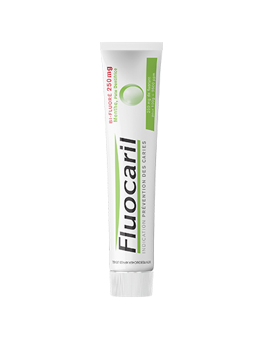 FLUOCARIL BI-FLUORE 250 mg MENTHE, pâte dentifrice - 2 x 75ml