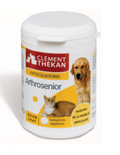 Clément Thékan Arthrosenior Articulations Chiens et Chats - 60 comprimés