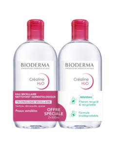 Créaline H2O Solution Micellaire - 2x500ml