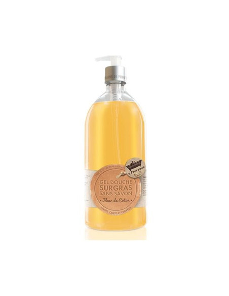 Gel Douche Surgras Sans Savon Fleur de Coton - 1L