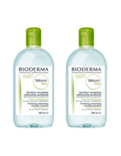 Sébium H2O Solution Micellaire Nettoyante Purifiante - 2x500ml
