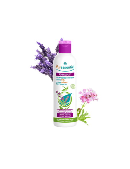 POUXDOUX® Shampoing Quotidien Certifié Bio - 200ml