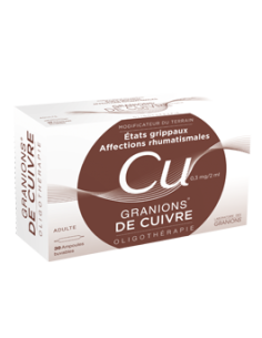 GRANIONS DE CUIVRE 0,3 mg/2 ml, solution buvable - 30x2ml