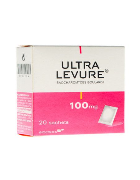 ULTRA-LEVURE 100 mg, poudre pour suspension buvable en sachet - 20 sachets