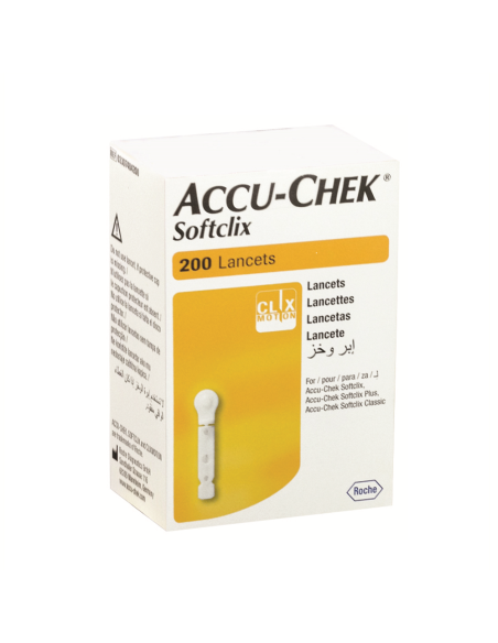 Accu Chek Softclix - 200 lancettes