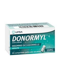 DONORMYL 15 mg - 10 comprimés pelliculés sécables