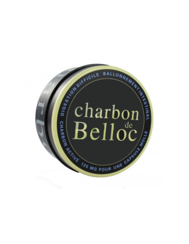 CHARBON DE BELLOC 125 mg,  plaquettes de 36 capsules molles