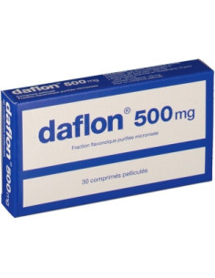 DAFLON 500 mg - 60 comprimés pelliculés 2