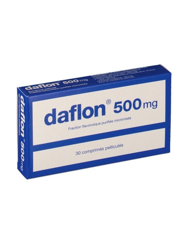 DAFLON 500 mg - 60 comprimés pelliculés