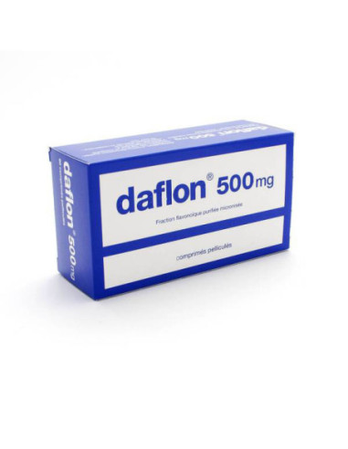 DAFLON 500 mg - 60 comprimés pelliculés