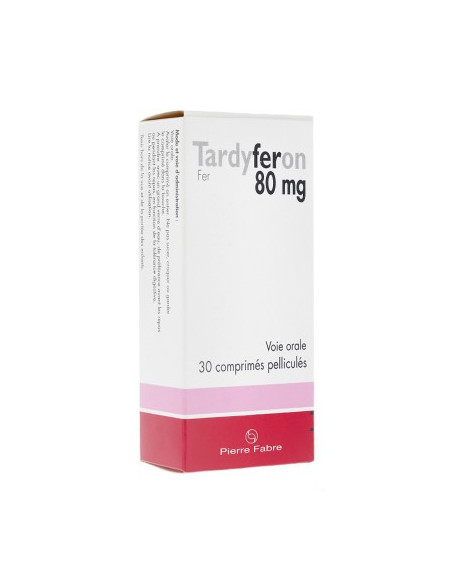 TARDYFERON 80 mg - 30 comprimés pelliculés