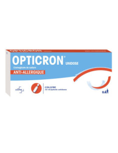 OPTICRON UNIDOSE, collyre en récipient unidose - 10x0.35ml