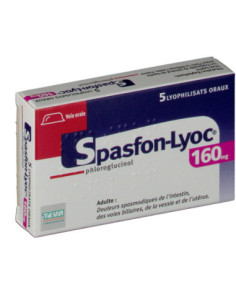 SPASFON LYOC 160 mg, lyophilisat oral - 5 lyophilisats 2