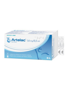 ARTELAC 1,6 mg/0,5 ml, collyre en récipient unidose - 60x0.5ml