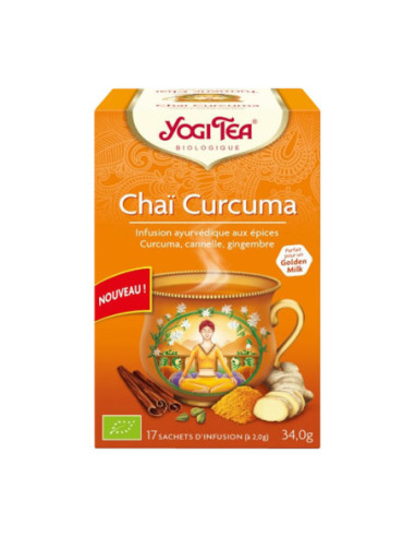 YOGI TEA Chaï Curcuma - 17 Sachets 2 g