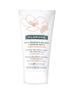 Klorane Crème Dépilatoire Apaisante à l'Amande Douce - 75 ml