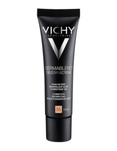 Vichy Dermablend 3D Correction Fond de Teint Resurfaçant Actif Correcteur 16H SPF25 Teinte : Sand 35 - 30 ml