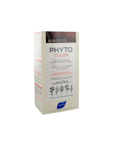 Phyto PhytoColor Coloration Permanente Coloration : 6.34 Blond Foncé Cuivré Intense