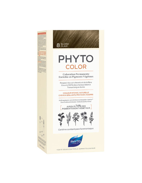 Phyto PhytoColor Coloration Permanente Coloration : 8 Blond Clair