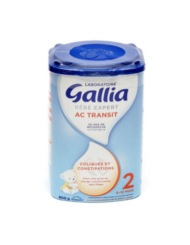 Bébé Expert Lait 2éme  Age  Transit Ac - 800g