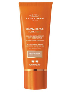 Esthederm Bronz Repair Soin Protecteur Teinté Anti-Rides Fermeté Soleil Modéré - 50 ml