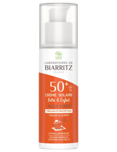 Biarritz Alga Maris Crème Solaire Enfant SPF 50+ Bio - 100 ml