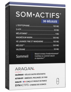 Aragan Synactifs SomActifs 30 Gélules