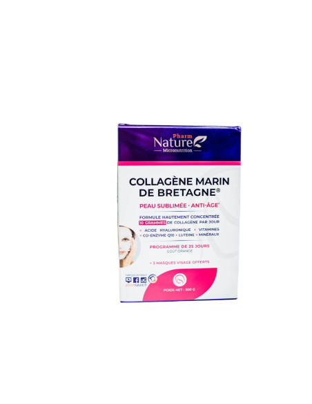 Collagène Marin de Bretagne Peau Sublimée  Anti Âge - 300g