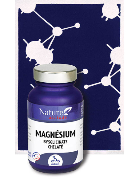 Magnésium Bisglycinate Chélaté - 60 gélules