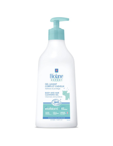 BIOLANE EXPERT Gel Lavant Corps et Cheveux Certifié BIO - 500ml