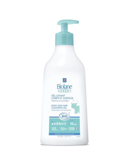 BIOLANE EXPERT Gel Lavant Corps et Cheveux Certifié BIO - 500ml