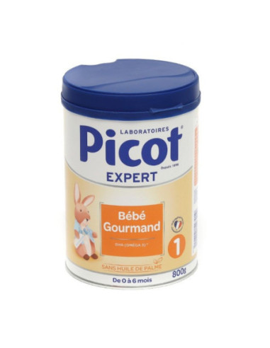 Picot Expert lait 1er âge Bébé gourmand - 800g