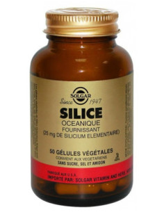 Solgar Silice Océanique - 50 Gélules Végétales
