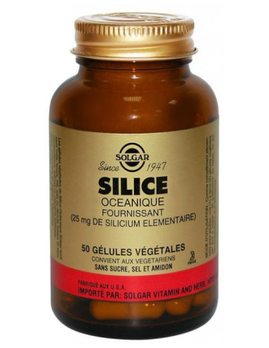 Solgar Silice Océanique - 50 Gélules Végétales