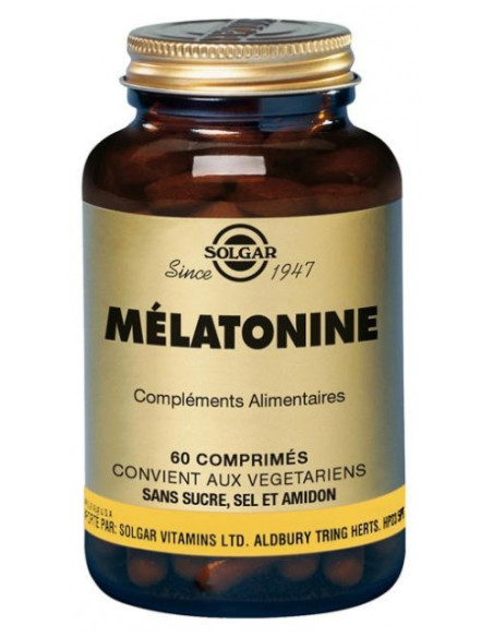 Solgar Mélatonine 1mg - 60 Comprimés