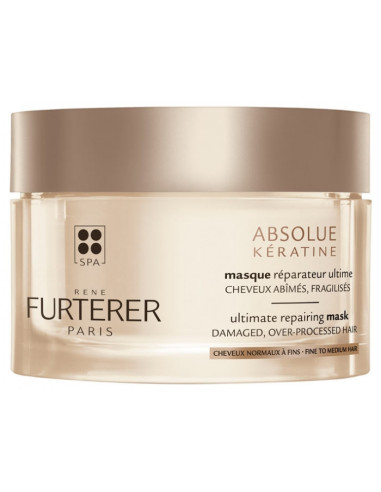 Furterer Absolue Kératine Masque Réparateur Ultime Cheveux Normaux à Fins - 200 ml