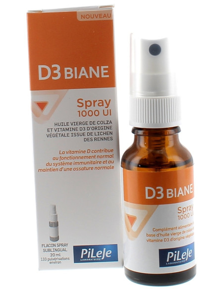 Pileje D3 Biane spray - 20 ml