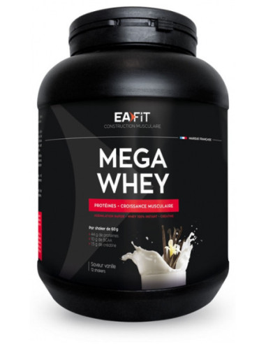 Eafit Megawhey Whey Créatine Complex - Saveur : Vanille - 750g
