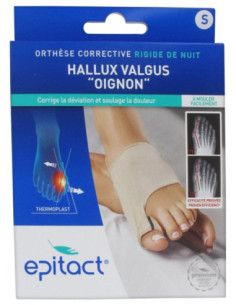 Epitact Hallux Valgus Oignon Orthèse Corrective Rigide de Nuit - 1 unité