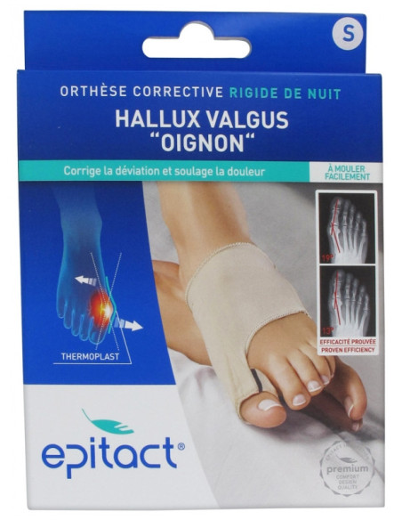 Epitact Hallux Valgus Oignon Orthèse Corrective Rigide de Nuit - 1 unité