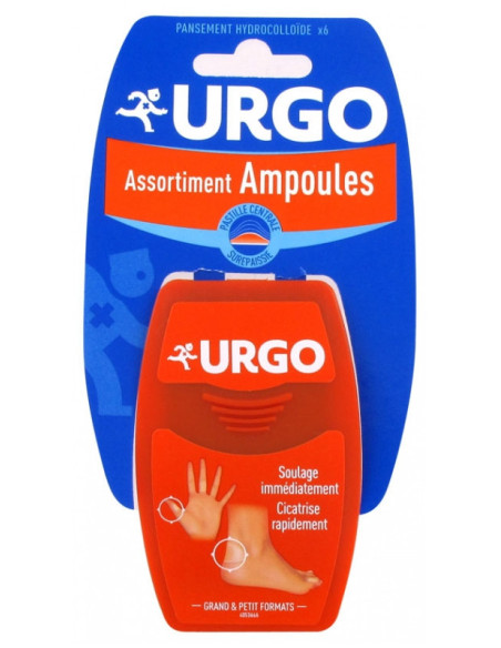 Urgo Assortiment Ampoules Talon et Pouce - 6 Pansements