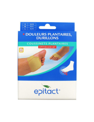 Epitact Coussinets Plantaires à l'Epithelium 26 - taille 36/38