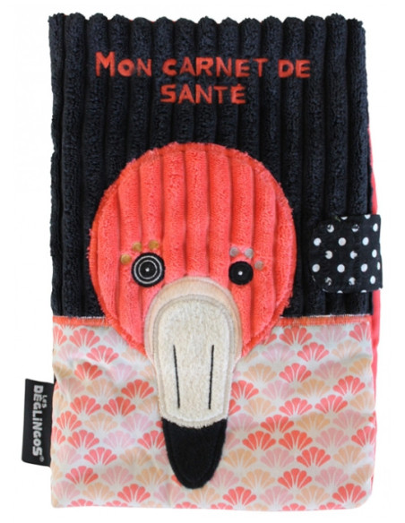 Les Déglingos Mon Carnet de Santé Flamingos Le Flamant Rose