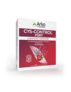 Arkopharma Cys-Control Fort - 10 Sachets + 5 Sticks à Diluer