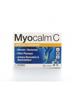 3C Pharma Myocalm C Crampes - 30 comprimés