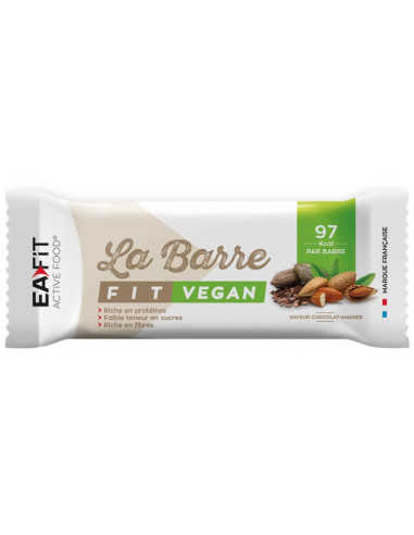 Eafit La Barre Fit Vegan Saveur Chocolat-Amande - 28 g