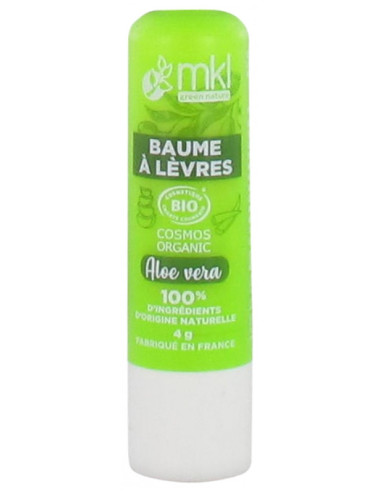 MKL Green Nature Baume à Lèvres Bio Aloe Vera - 4 g