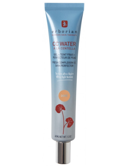 Erborian CC Water à la Centella Gel Teint Frais Perfecteur de Peau Teinte : Doré - 40ml